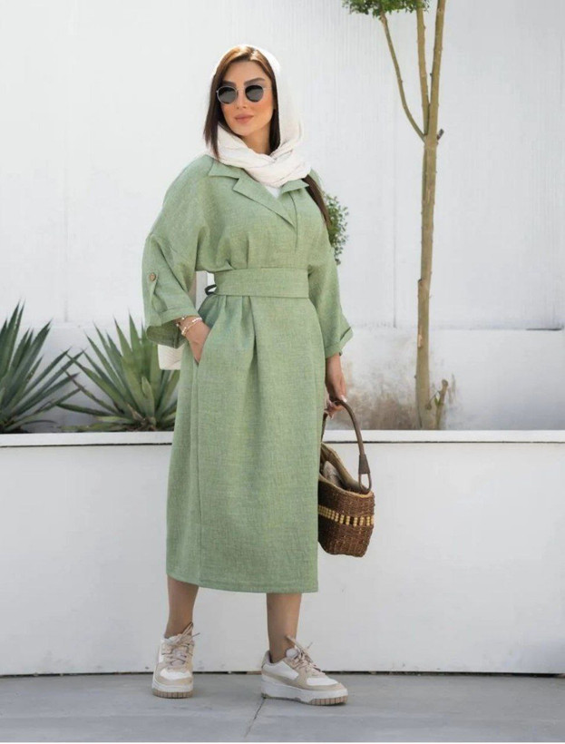 کفتان (مانتو) اسپرت زنانه مدل مژگان
