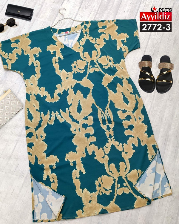 پیراهن مجلسی زنانه سایز بزرگ کد 2772/3