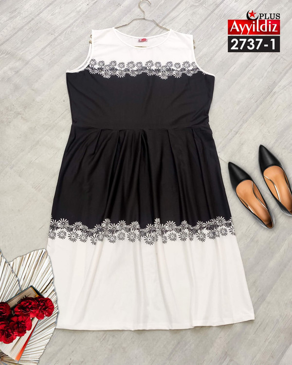 تونیک سارافونی زنانه سایز بزرگ کد 2737