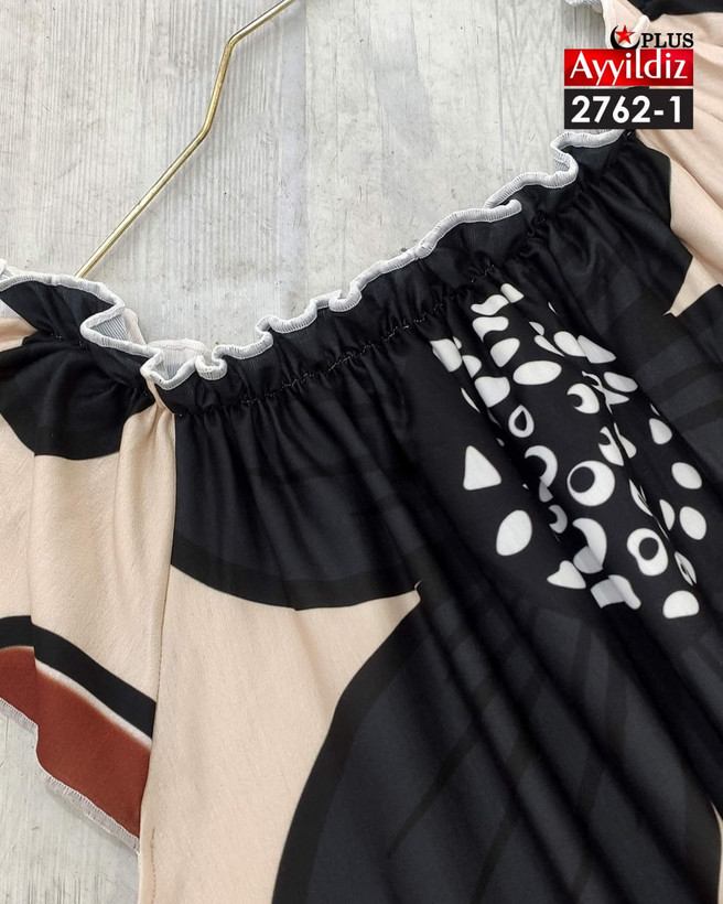 پیراهن راحتی زنانه سایز بزرگ کد 2762