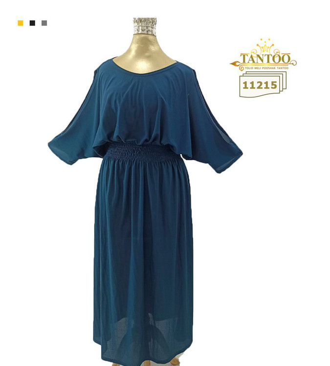 پیراهن زنانه مجلسی سایزبزرگ کد 11215