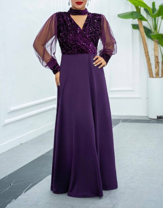 لباس مجلسی و شب ماکسی مدل گلشن