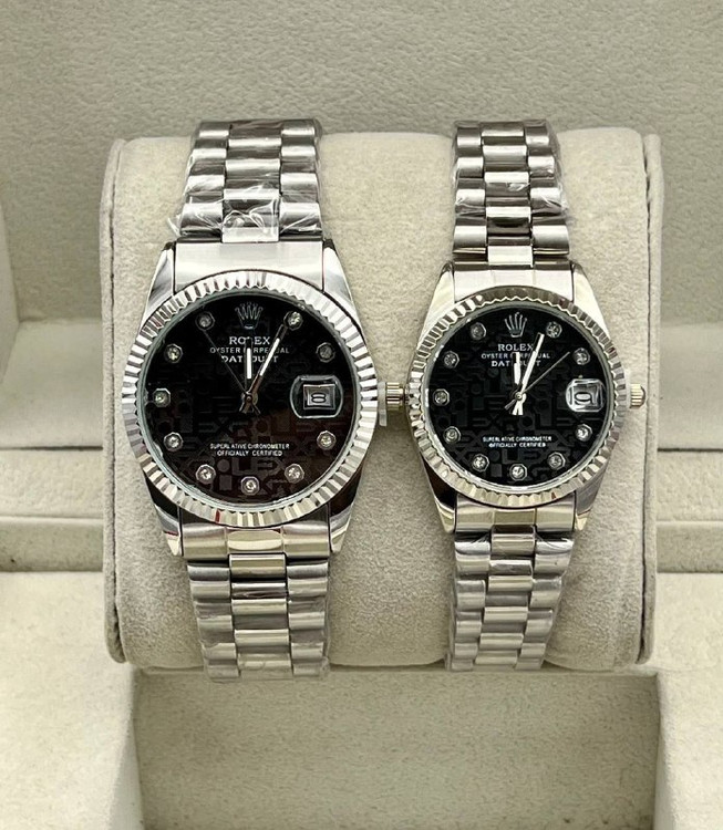 ست ساعت مچی زنانه و مردانه برند رولکس کد 2147