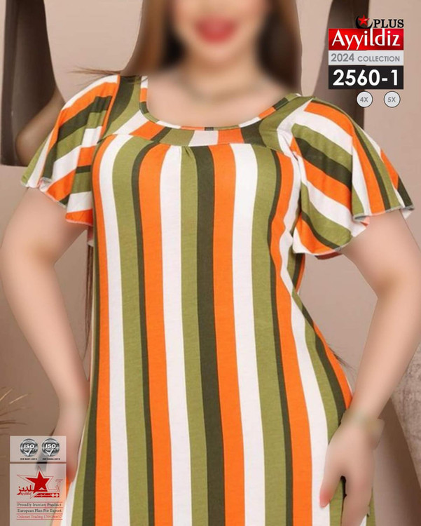 پیراهن مجلسی ساحلی زنانه سایز بزرگ کد 2560