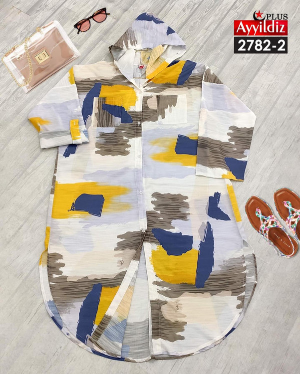 مانتو نخی خنک سایز بزرگ کد 2782