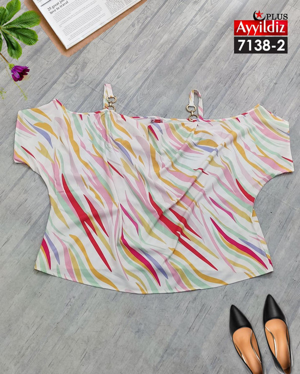 شومیز مجلسی بندی سایز بزرگ کد 7138/1