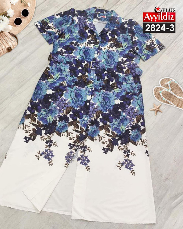 پیراهن مجلسی زنانه سایز بزرگ کد 2824