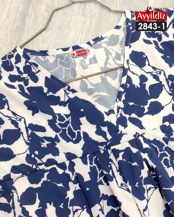 شومیز مجلسی یقه هفت سایز بزرگ کد 2843