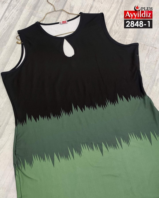 پیراهن ساحلی حلقه ای سایز بزرگ کد 2848