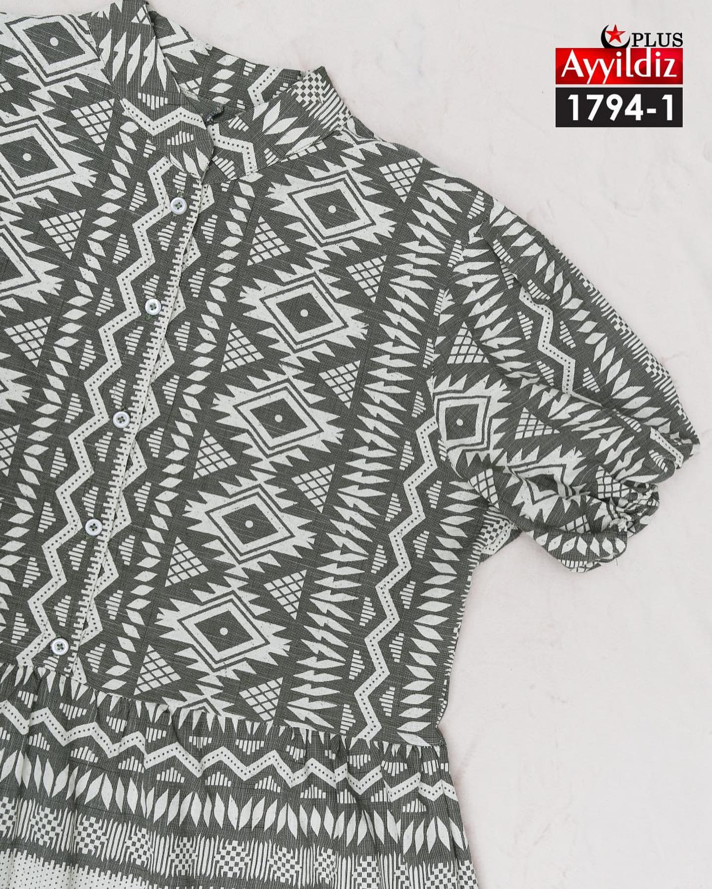 پیراهن ساحلی زنانه سایز بزرگ کد 1794