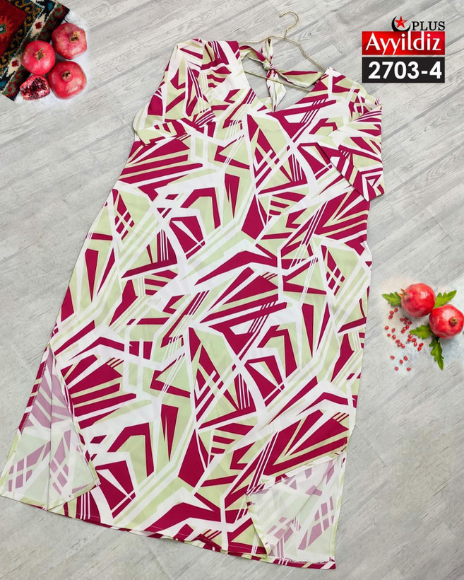 تونیک مجلسی زنانه سایز بزرگ کد 2703