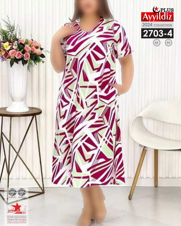 تونیک مجلسی زنانه سایز بزرگ کد 2703/1