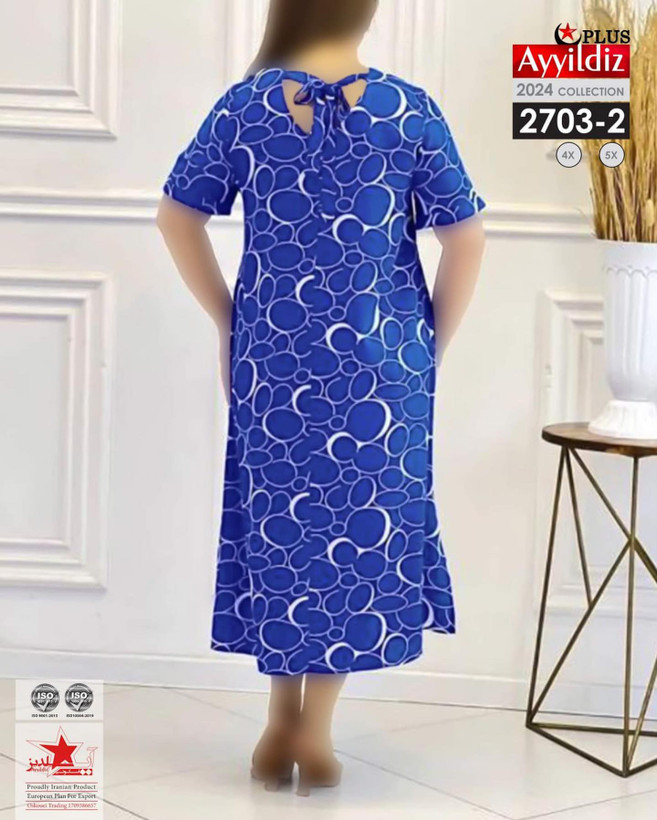تونیک مجلسی زنانه سایز بزرگ کد 2703/1
