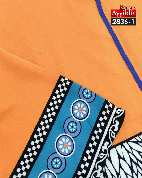 مانتو / آزاد جلو باز سایز بزرگ کد 2836