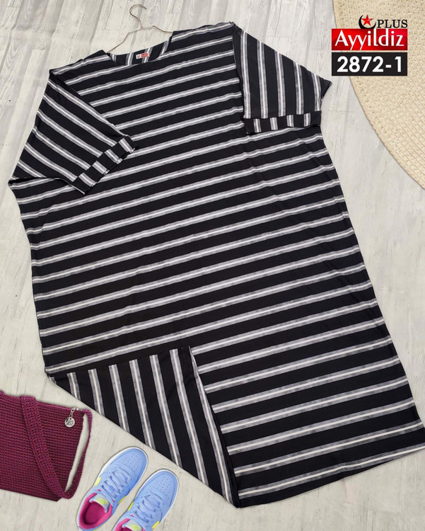 پیراهن /مانتو آزاد زنانه سایز بزرگ کد 2872