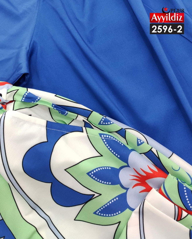 ست بلوز شلوار زنانه سایز بزرگ کد 2596