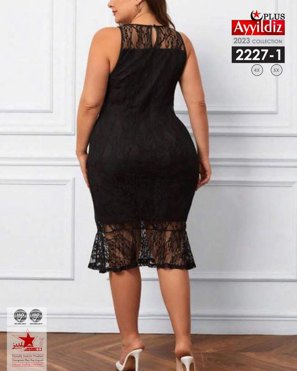 تونیک مجلسی زنانه سایز بزرگ کد 2227