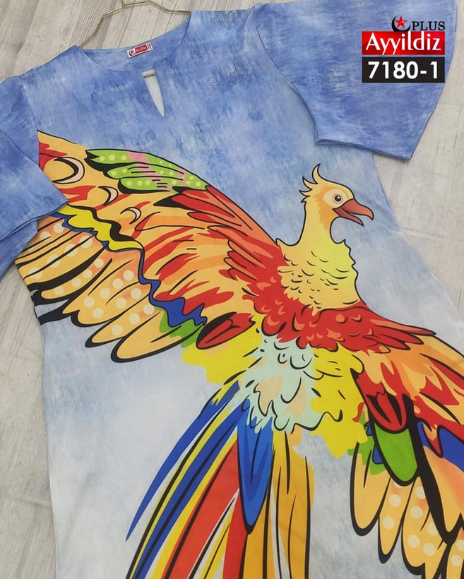 پیراهن ساحلی طرح لی سایز بزرگ کد کد 7180