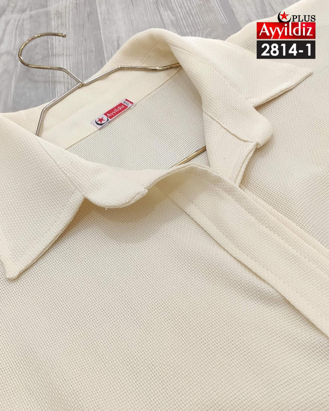 مانتو / رویه/ جلو باز سایز بزرگ کد 2814