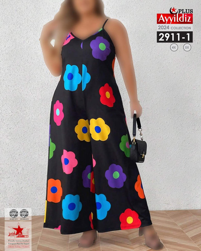 سرهمی مجلسی زنانه سایز بزرگ کد 2911