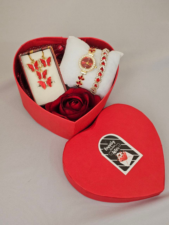 ساعت و نیمست دخترانه کادویی مدل پروانه کد4818