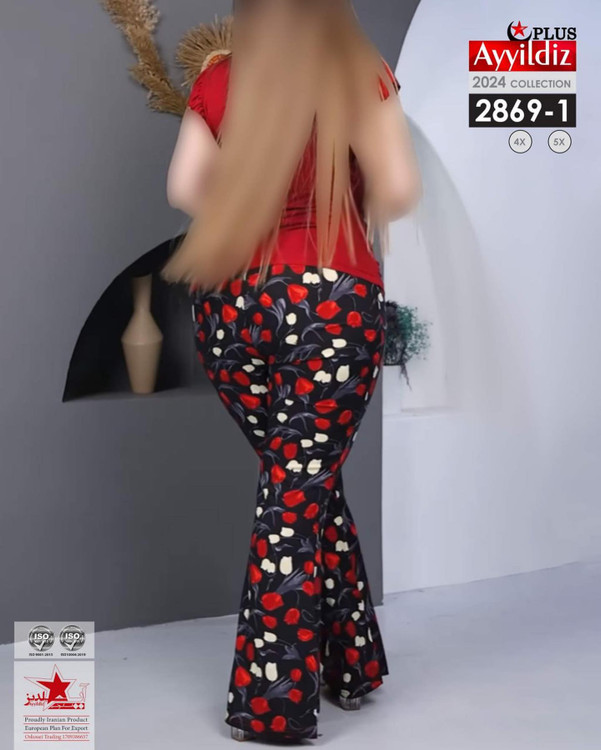 ست بلوز شلوار مجلسی سایز بزرگ کد 2869
