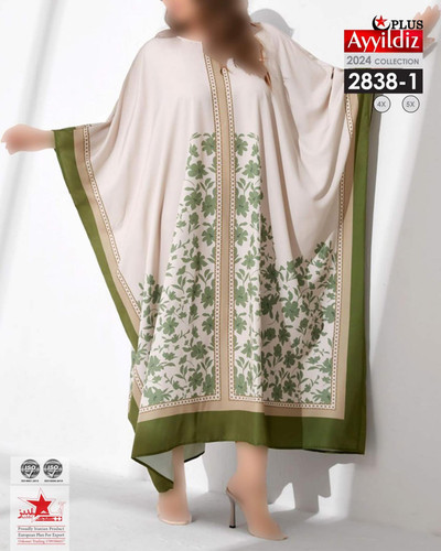 پیراهن /مانتو/پانچ آزاد سایز بزرگ کد 2838