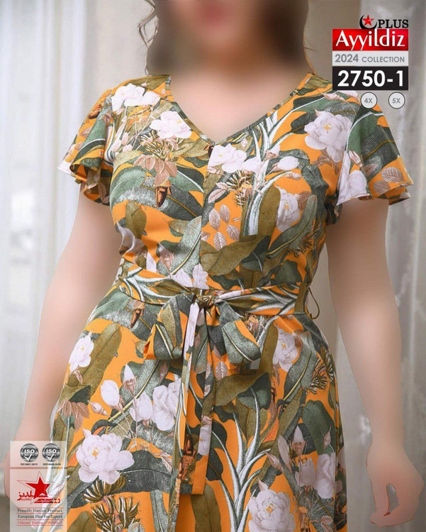 پیراهن مجلسی سایز بزرگ کد 2750