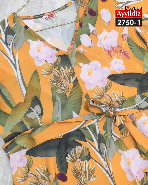 پیراهن مجلسی سایز بزرگ کد 2750