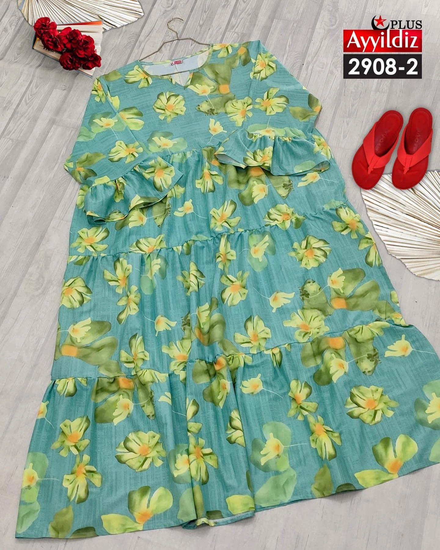 پیراهن مجلسی سایز بزرگ کد 2908