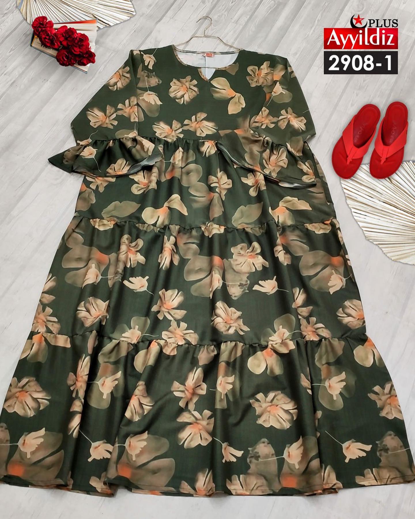 پیراهن مجلسی سایز بزرگ کد 2908