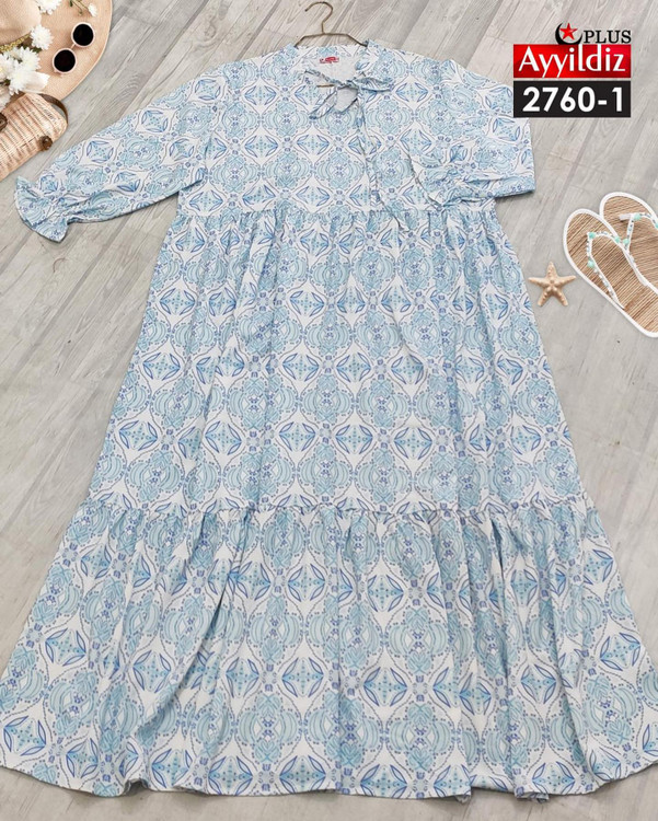 پیراهن مجلسی سایز بزرگ کد 2760