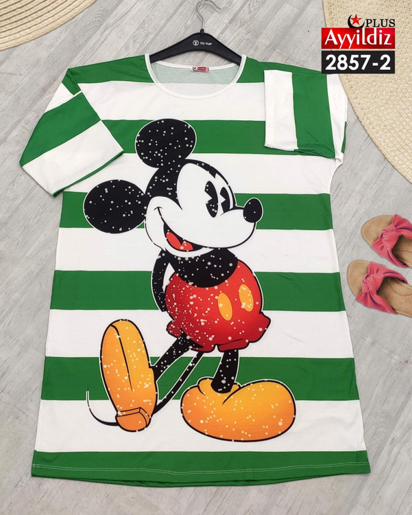 تونیک نخی زنانه سایز بزرگ کد 2857