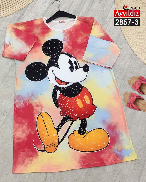 تونیک نخی زنانه سایز بزرگ کد 2857