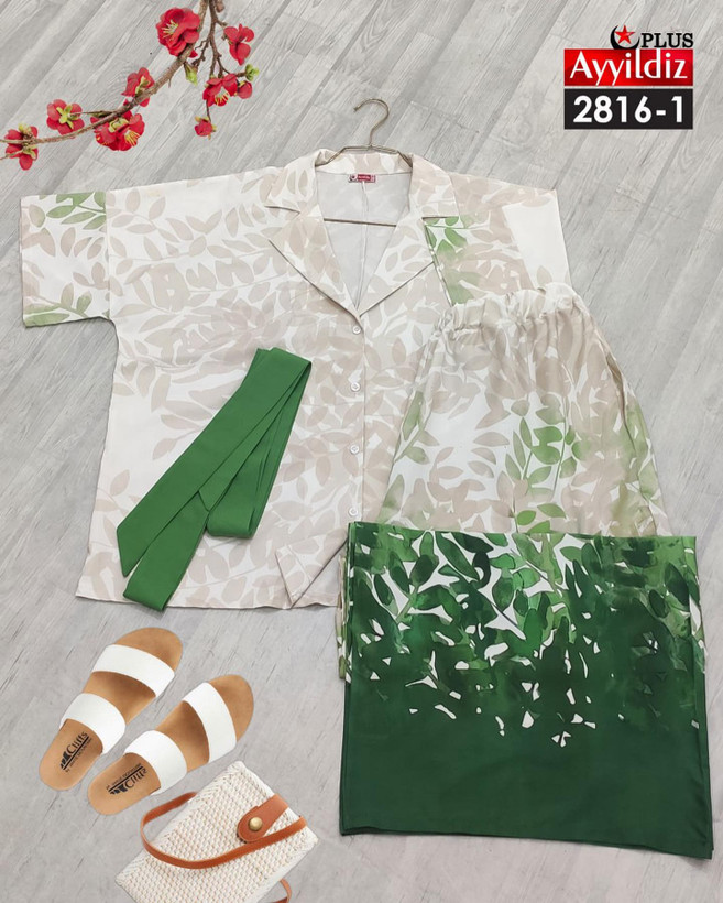 ست بلوز شلوار مجلسی سایز بزرگ کد 2816