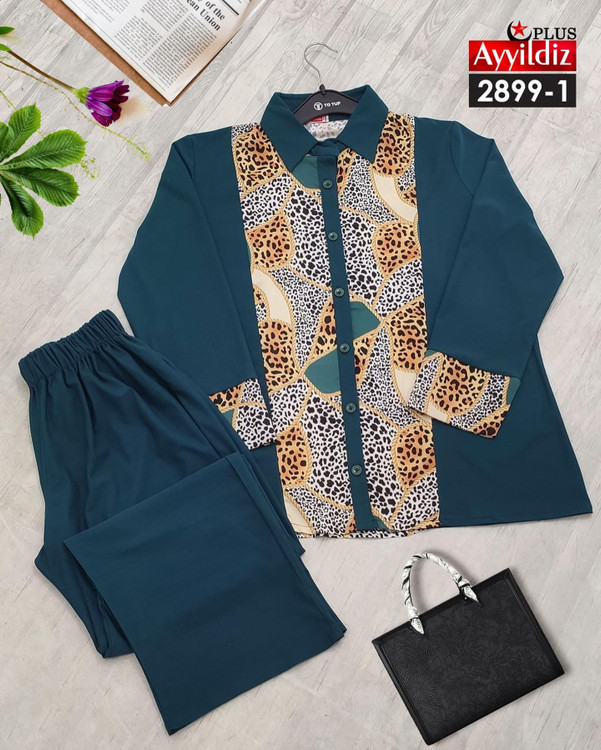 ست بلوز شلوار مجلسی زنانه سایز بزرگ کد 2899