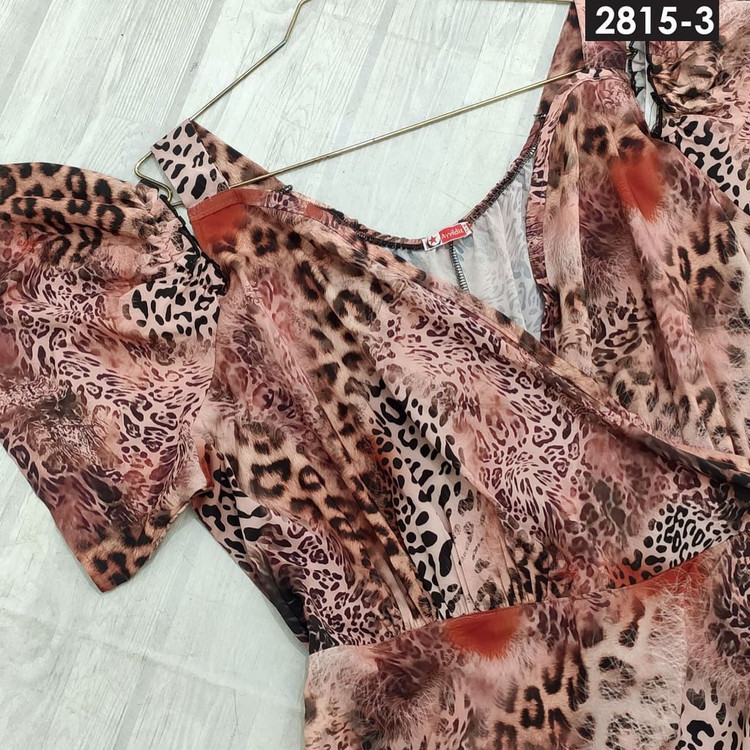 پیراهن مجلسی زنانه سایز بزرگ کد 2815