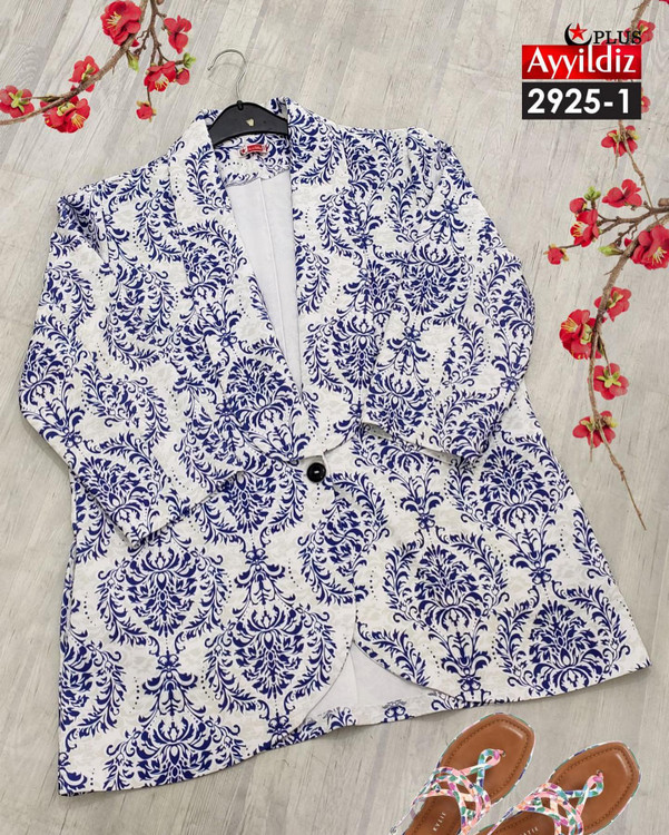 کت مجلسی زنانه سایز بزرگ کد 2925