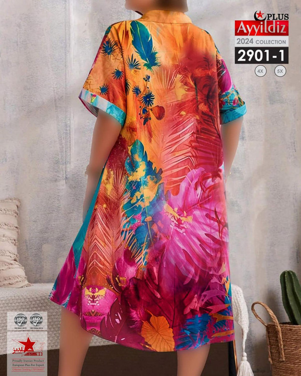 تونیک مجلسی زنانه سایز بزرگ کد 2901