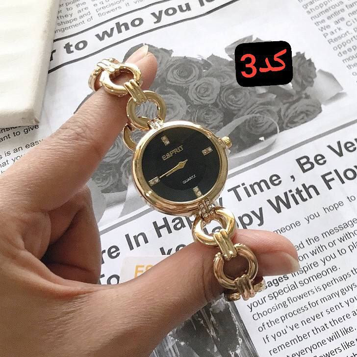 ساعت زنانه استیل نگین دار مارک معروف SPRIT