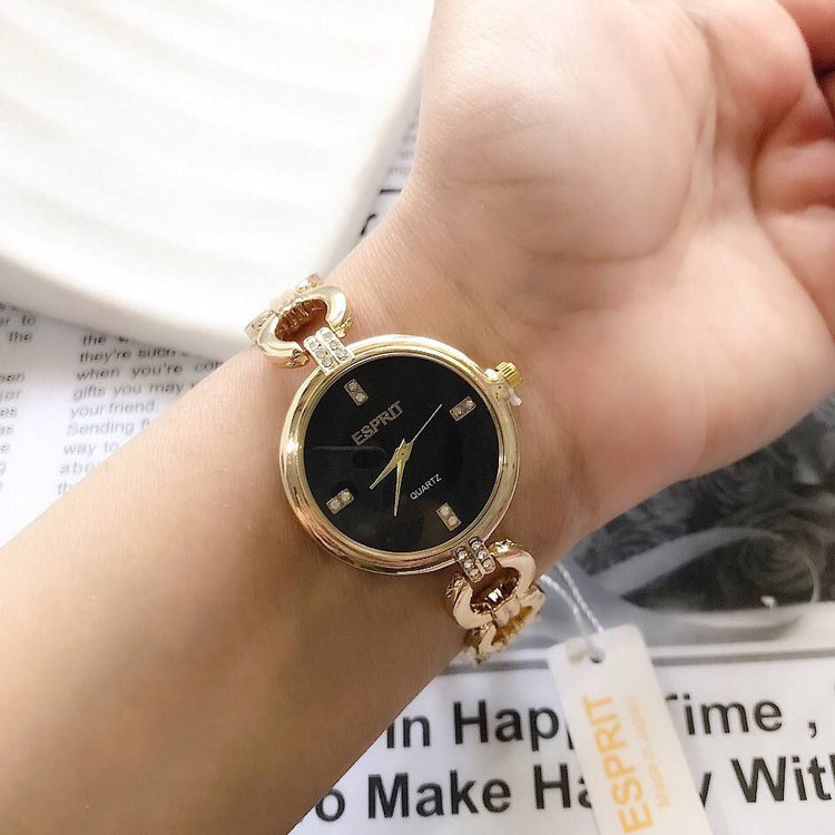 ساعت زنانه استیل نگین دار مارک معروف SPRIT