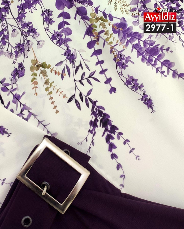بلوز دامن مجلسی زنانه سایز بزرگ کد 2977