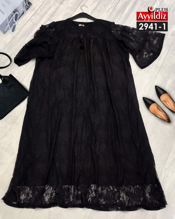 پیراهن مجلسی زنانه سایز بزرگ کد 2941