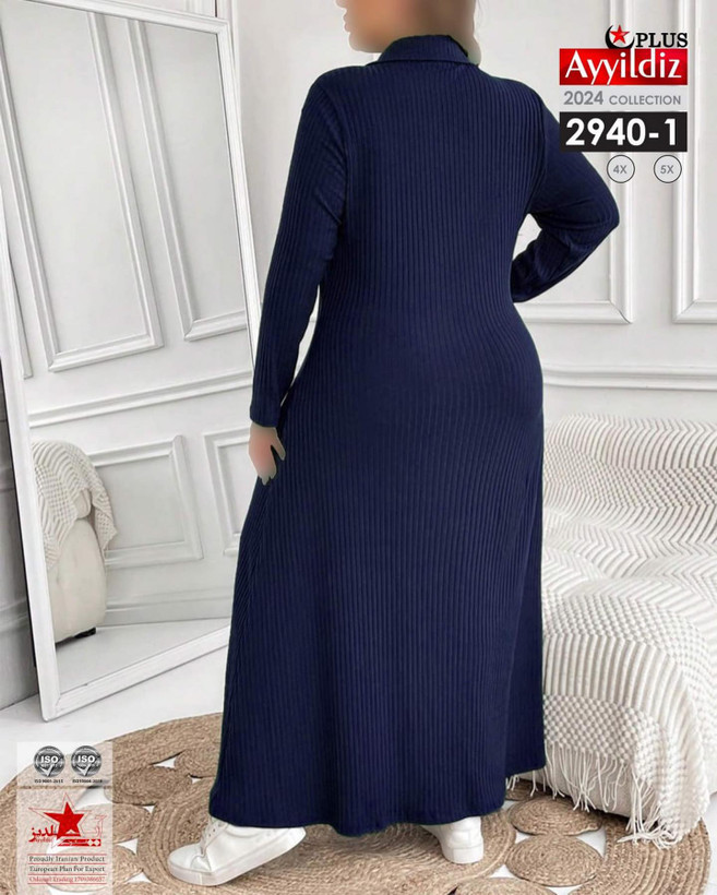 پیراهن راحتی زنانه سایز بزرگ کد 2940
