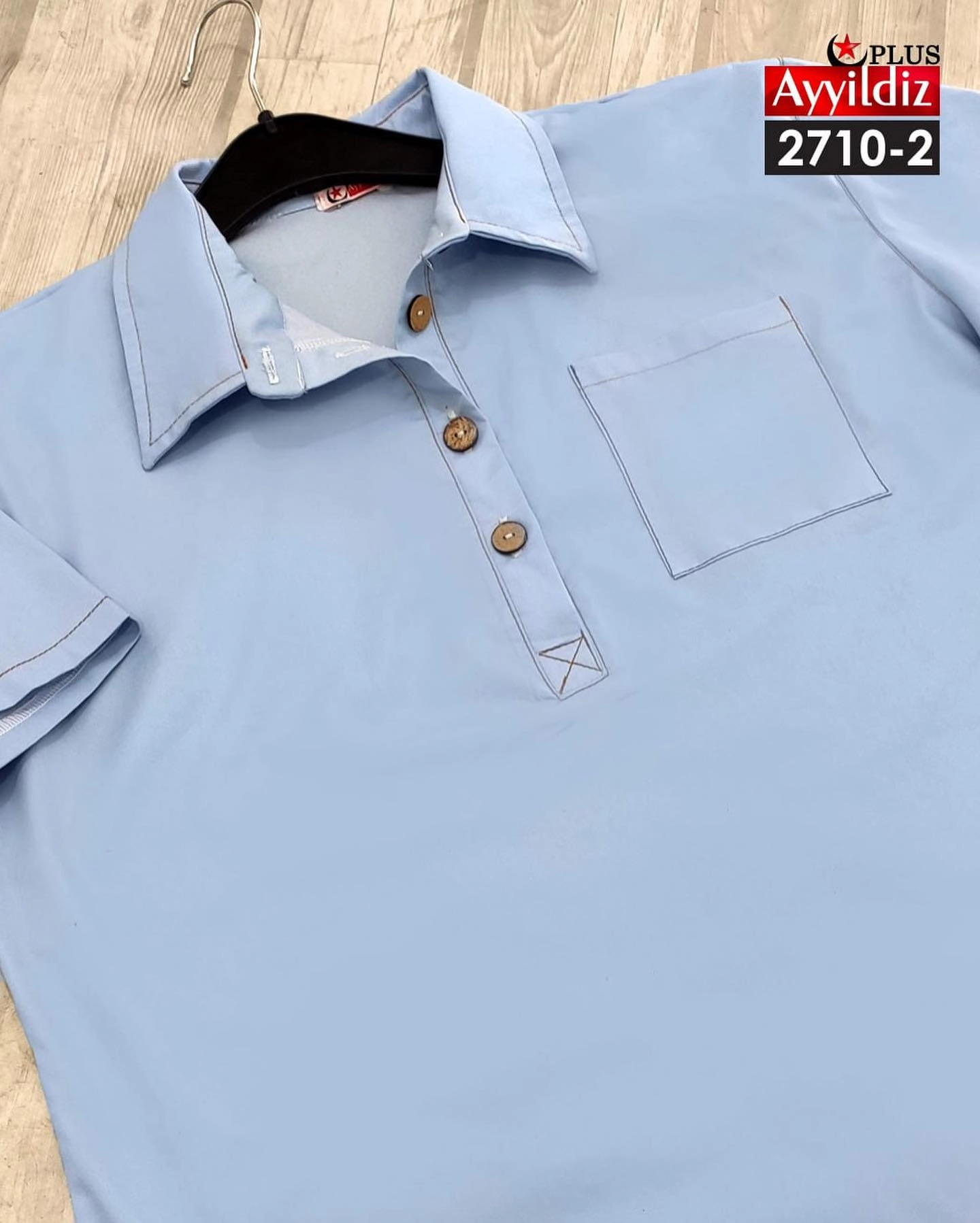 پیراهن لی کاغذی سایز بزرگ کد 2710