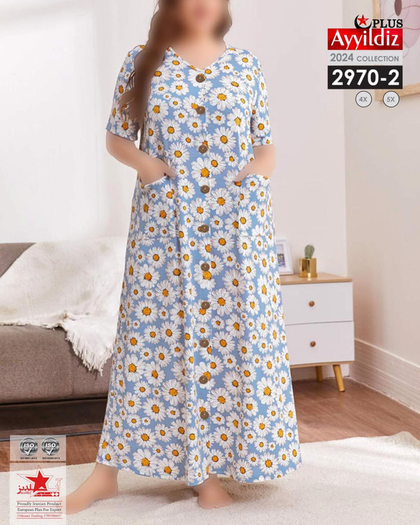 پیراهن مجلسی سایز بزرگ کد 2970