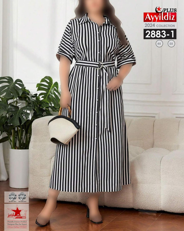 پیراهن مجلسی سایز بزرگ کد 2883