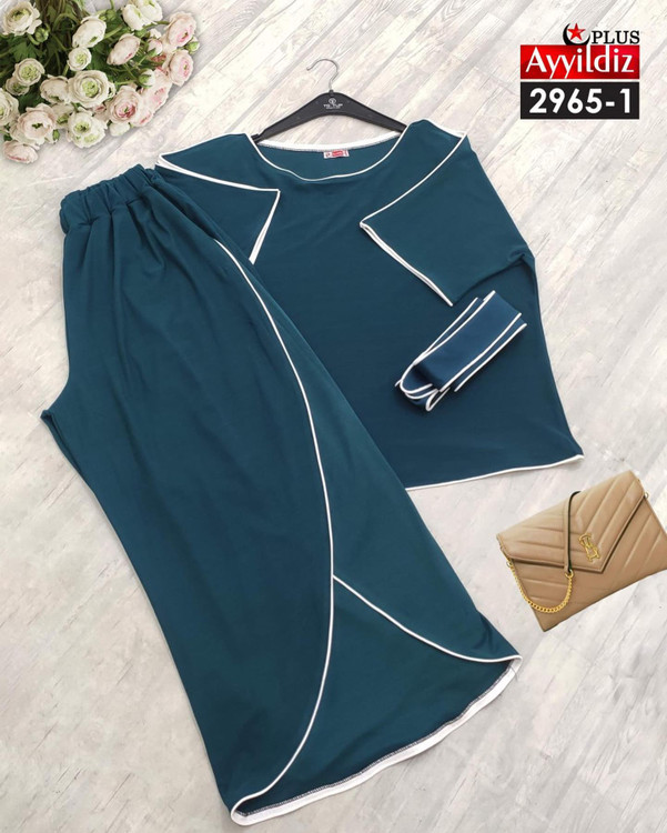 ست بلوز شلوار مجلسی سایز بزرگ کد 2965