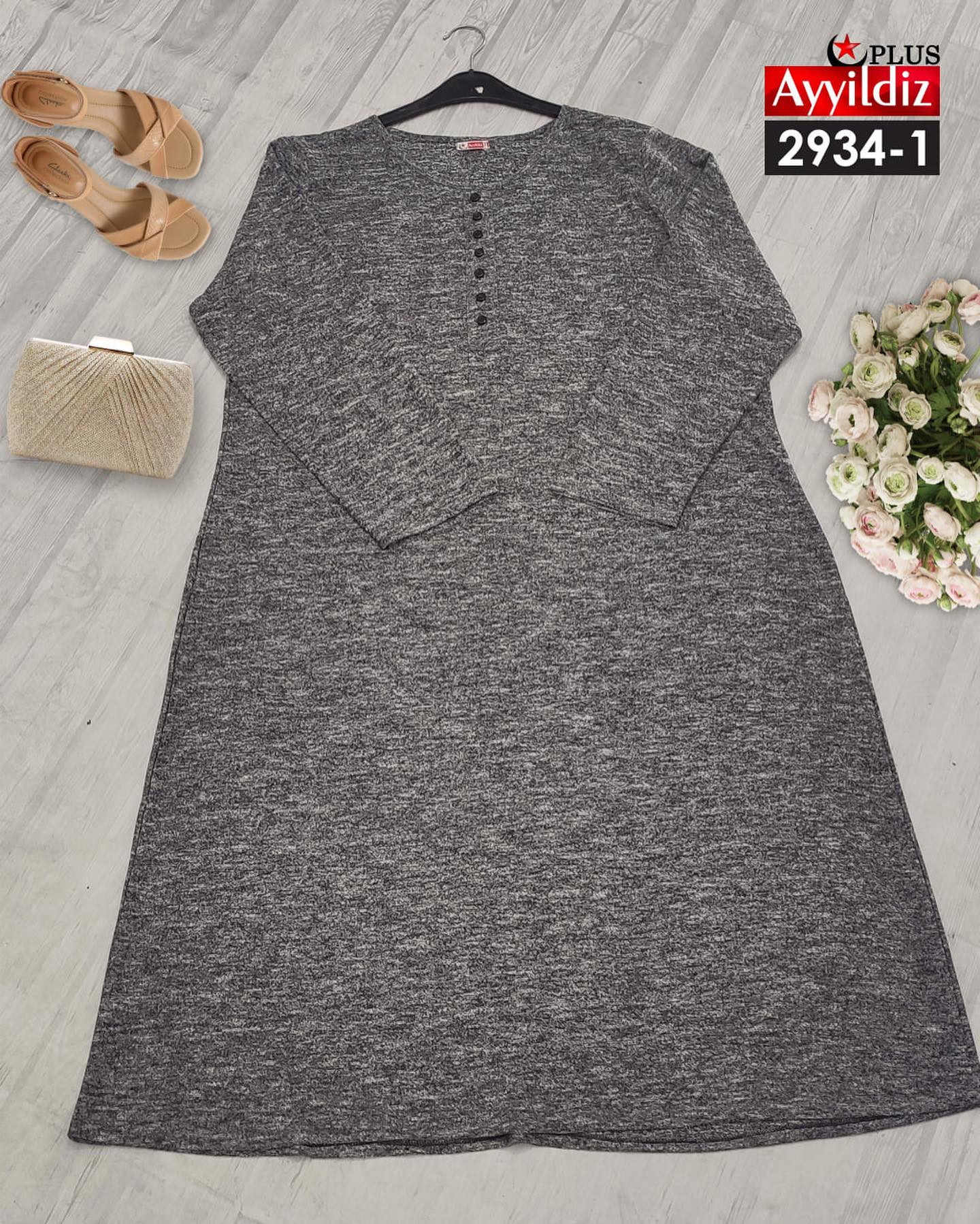 پیراهن راحتی سایز بزرگ کد 2934