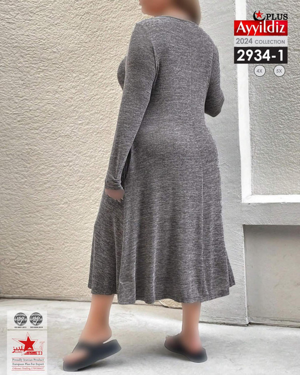 پیراهن راحتی سایز بزرگ کد 2934